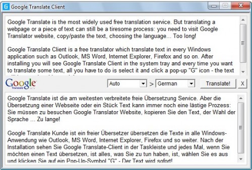 Translator for windows 7